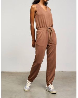 Skies Are Blue The Weekender Jumpsuit - Brown