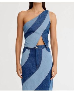 Significant Other Sasika Top - Blue
