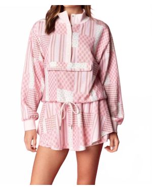 Rareraw Blush Patchwork Skort Set - Pink