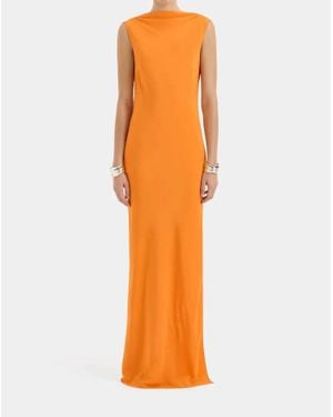 SIR. Isla Cowl Back Gown - Orange