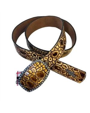 Cipo & Baxx Leather Belt - Brown