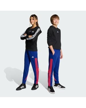 adidas Kids' House Of Tiro Colors Of Soccer High Waisted Wide Leg Pant - Blue