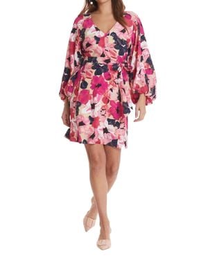 tyler boe Val Silk Dress - Red