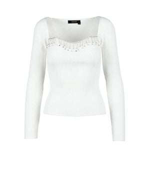 ANOUKI Crewneck Sweater - White