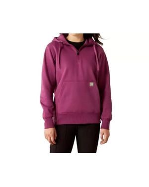 Ariat Rebar Skill Set 1/2-Zip Hoodie - Pink
