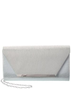 Rene Ruiz Chain Envelope Clutch - Gray