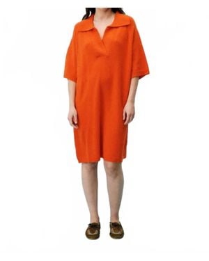 FRNCH Gaillarde Midi Dress - Orange