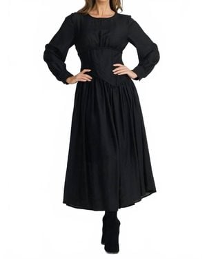 Brave + True Martina Midi Dress - Black