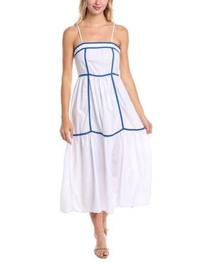 Madison Miles Midi Dress - Blue