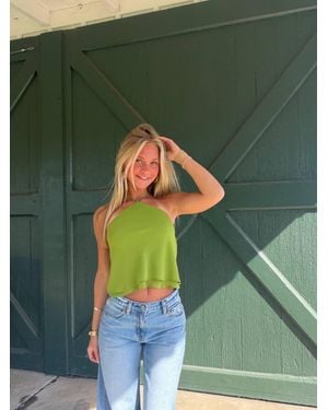 Nia Xselva Halter Top - Green