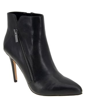 BCBGeneration Huston Faux Leather Heels Booties - Black