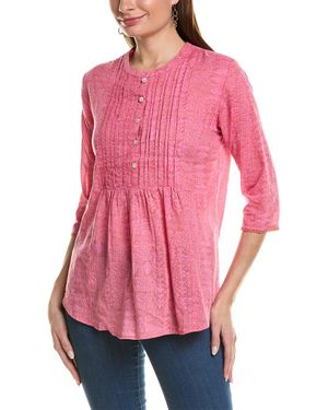 BEACH TO BISTRO BY SIGRID OLSEN Beach To Bistro Serena Blouse - Pink