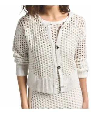 10 Crosby Derek Lam Syvie Crochet Sequin Cardigan - Gray