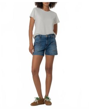Kut From The Kloth Jane High Rise Jean Shorts - Blue