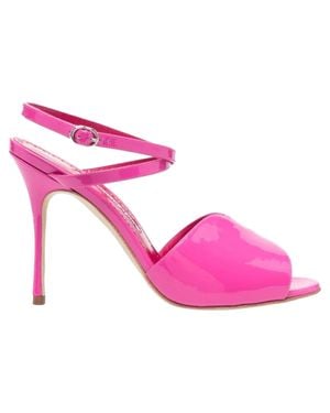Manolo Blahnik Hourani 105 Sandals - Pink