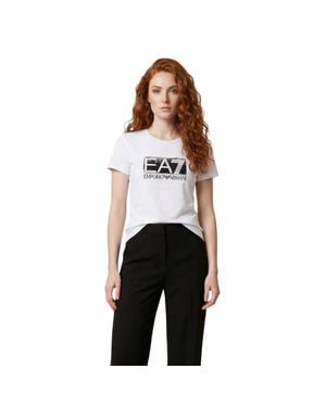 EA7 Cotton T-Shirt - Black