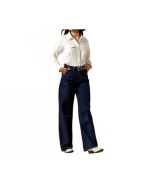 Ariat Pleated Pants Jeans - Blue