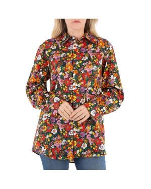 Christopher Kane Psych Floral Cotton Shirt - Multicolor