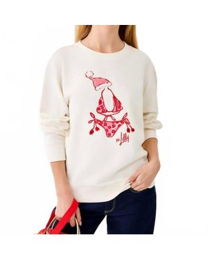Lilly Pulitzer Ballad Long Sleeve Sweatshirt - White