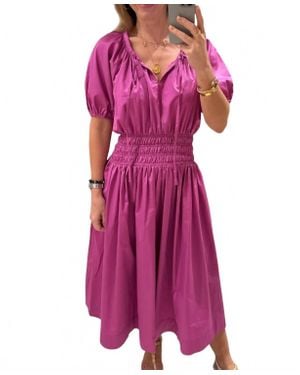 Devotion Twins Rania Midi Dress - Purple