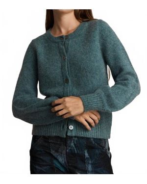 M.Patmos Lydia Crewneck Cardigan - Green