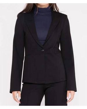 Ripley Rader Ponte Knit Fitted Blazer - Blue