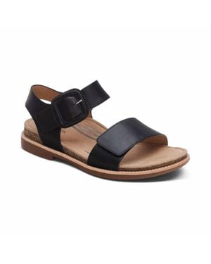 Aetrex Claire Quarter Strap Sandal - Blue