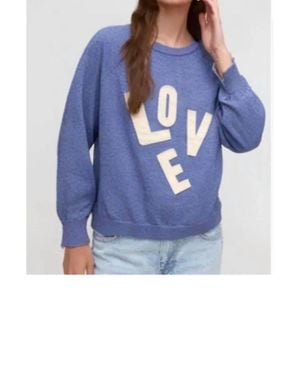 J. Society Love Crewneck Sweatshirt - Blue