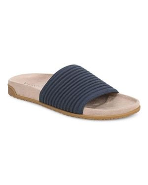 Vionic Evie Knit Slide Sandal - Blue
