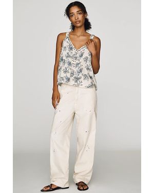 ASKK NY Splattered Chino Pants - White