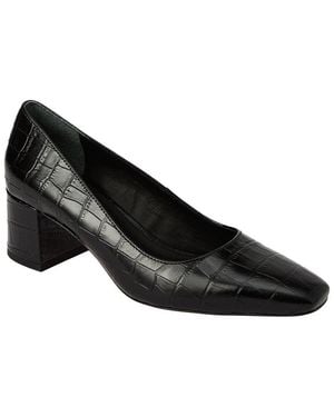 J.McLaughlin J. Mclaughlin Feodora Leather Block Heel - Black