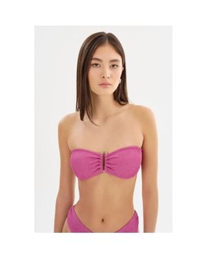 Lamarque Analisa Top Bandeau Bikini - Purple