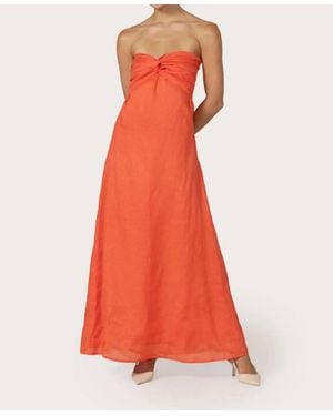 LUSANA Melody Maxi Dress - Red