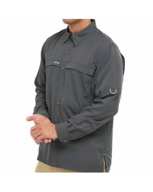 GameGuard Microfiber Long Sleeve Shirt - Gray