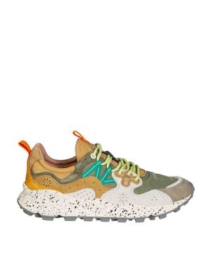 Flower Mountain Yamano 3 Pig Nubuck Sneakers - Green