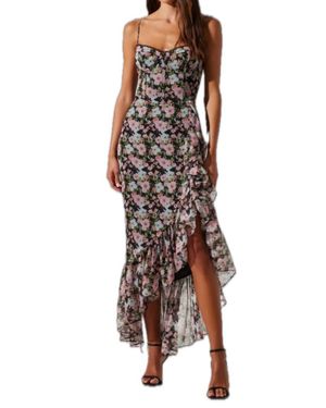 Astr Brisbane Maxi Dress - Brown