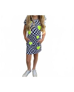 MIA Girl's Groovy Heart Dress - Black