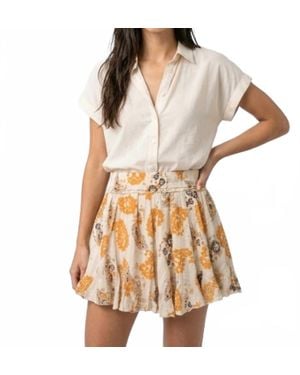 Bishop + Young Splendor Flare Skirt - Natural