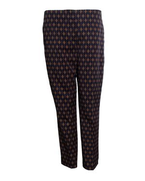 Prada Diamond Printed Pantalon - Blue