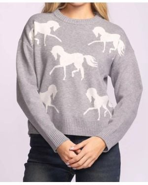 Pink Martini Meadow Sweater - Gray