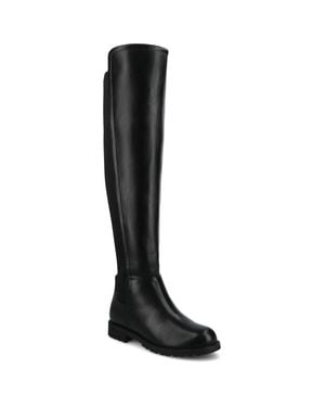 Journee Collection Morrigan Stretch Over-The-Knee Casual Boots - Black