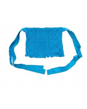 Theme Girl's Smocked Tube Top - Blue