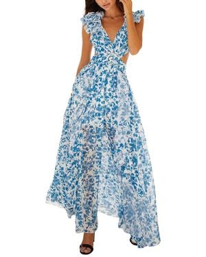 VIBI Maxi Dress - Blue