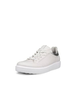 Ecco Soft 60 Shoes With Laces - White