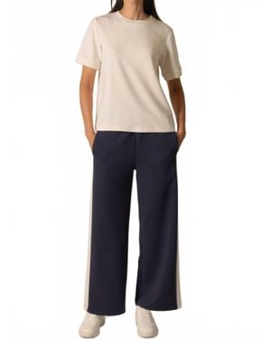 P.Cill Modal Round Neck Short Sleeve Tee - Blue