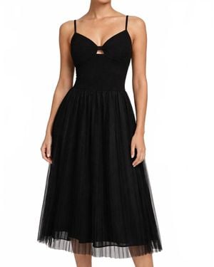 Riviera Esmeralda Knit Midi Dress - Black