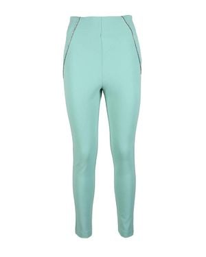 Aniye By Mint Cropped Pants With Slim Tapered Silhouette - Green