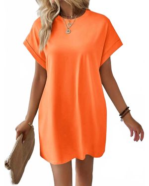 Love Bailey Shift Dress - Orange