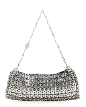 Rabanne Brass Clutch Bag - Metallic
