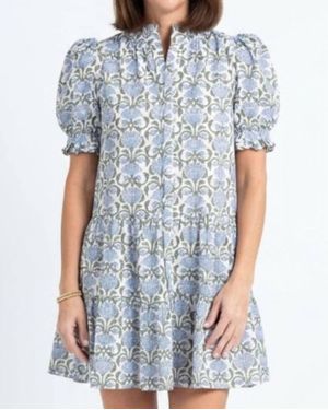 TCEC Willowbrook Floral Dress - Blue